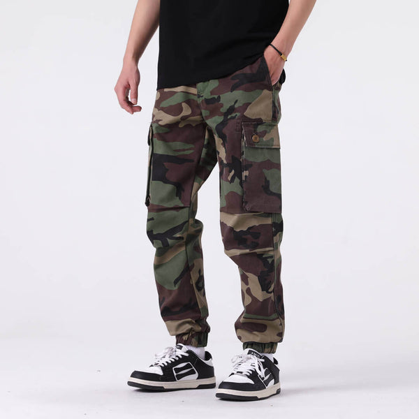 Men's Cargo Pants Long Waist Fashion Youth Popular Loose New Style