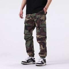 Men's Cargo Pants Long Waist Fashion Youth Popular Loose New Style