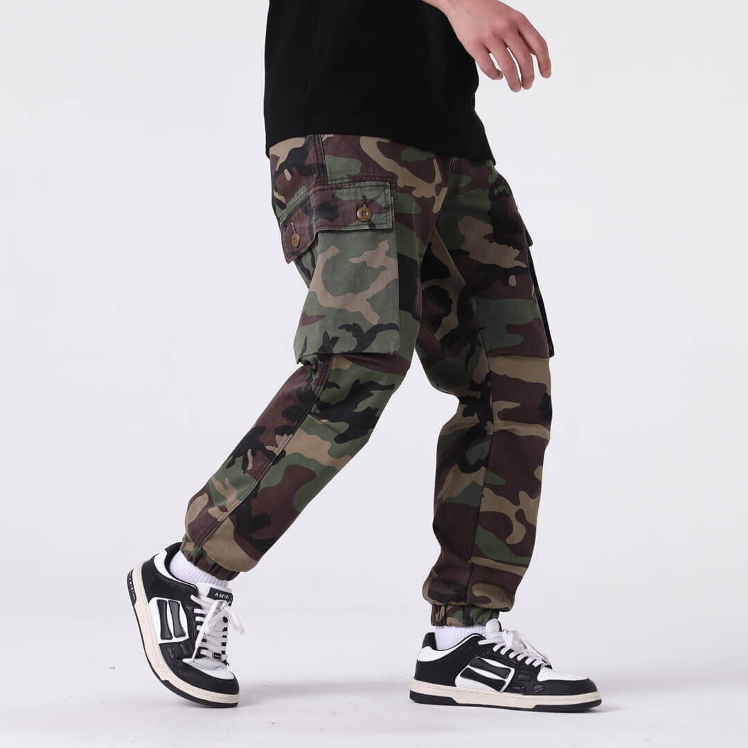 Men's Cargo Pants Long Waist Fashion Youth Popular Loose New Style