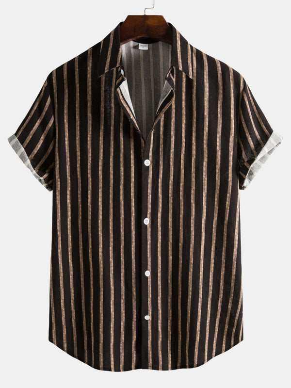 Cotton Breathable Stripes Shirts