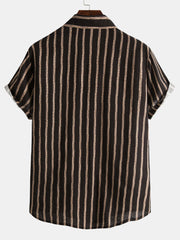 Cotton Breathable Stripes Shirts