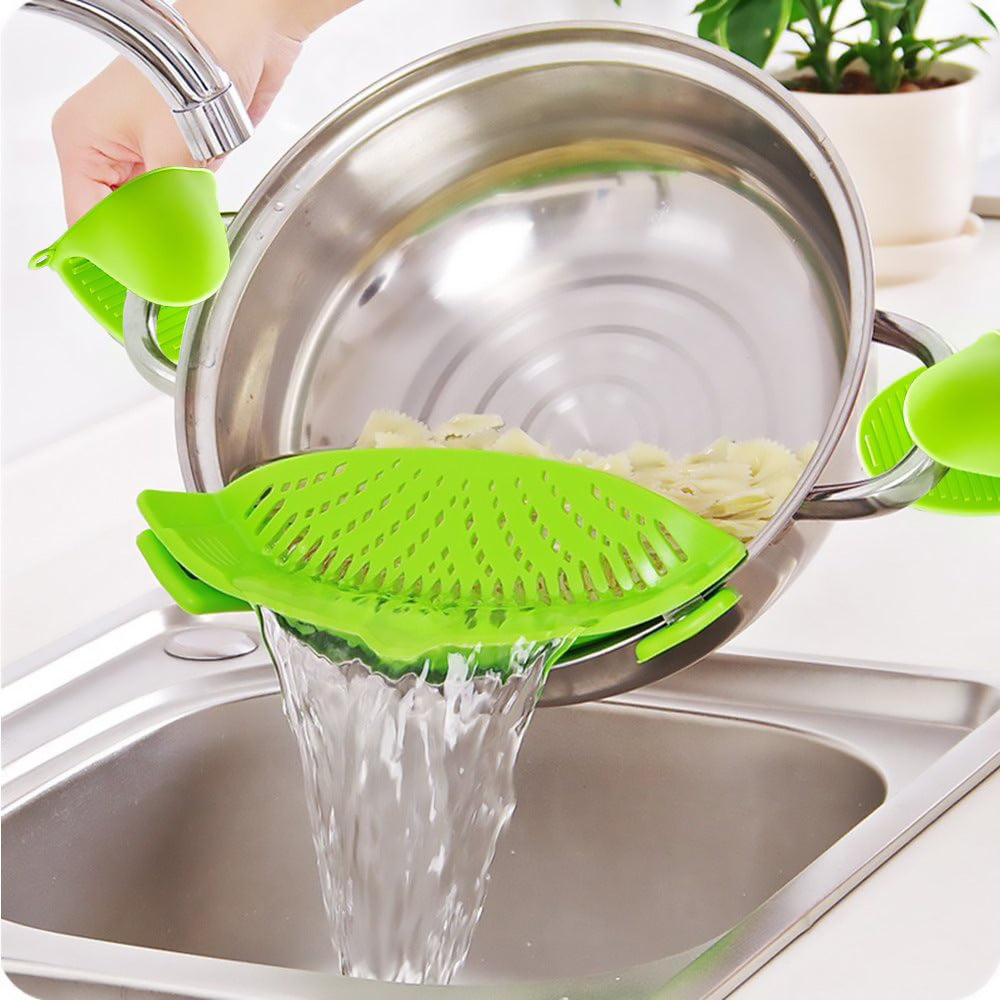 Adjustable Silicone Clip-On Strainer