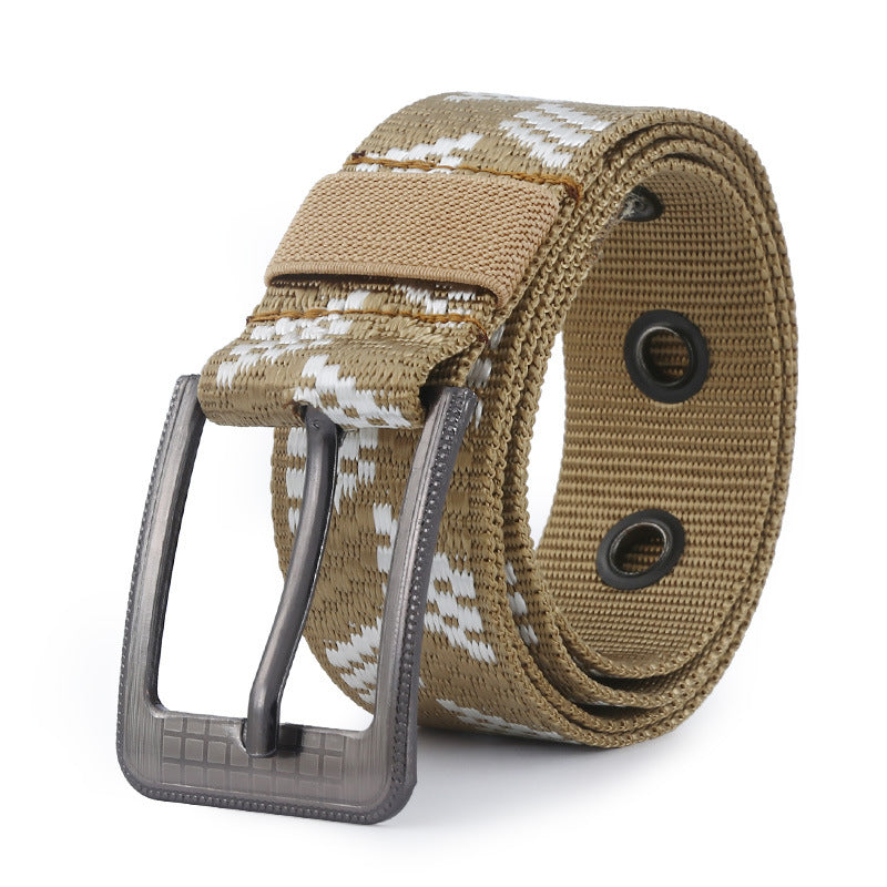 Pin Buckle  Belt Nylon Outdoor Travel Safety Tactical Belt