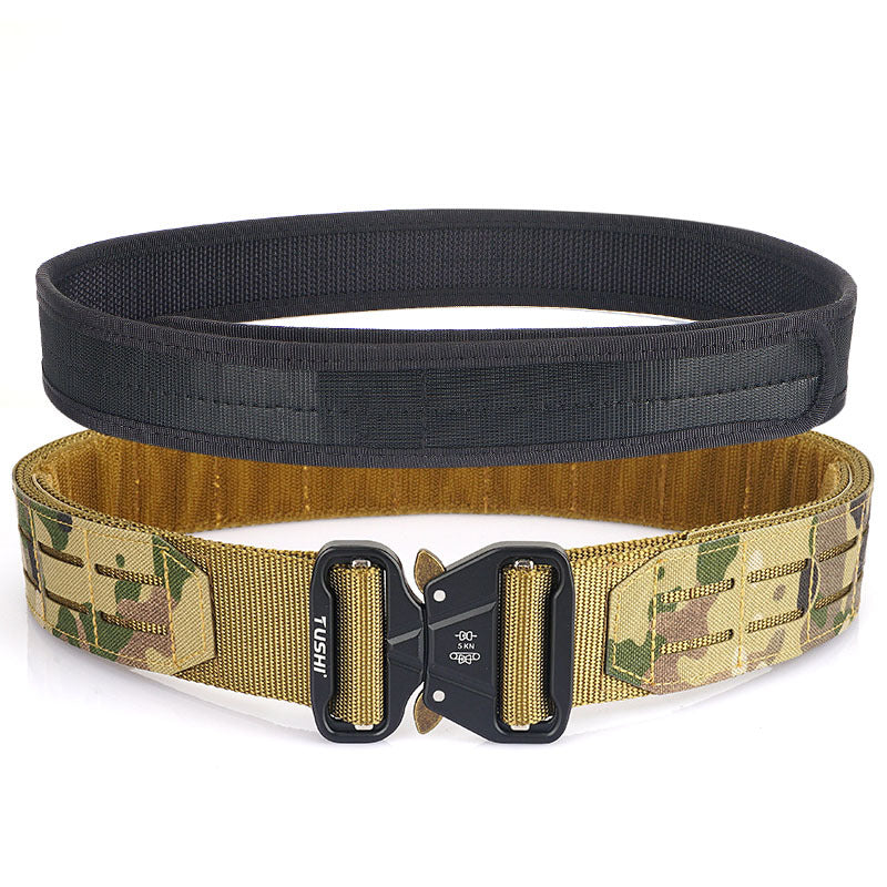 Buckle Ronin Belt Camouflage Waist Seal Metal Buckle Outdoor Belt