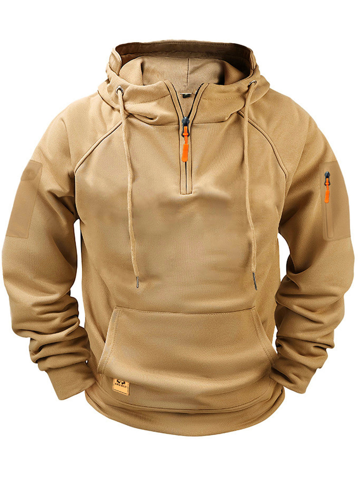 S-3XL Men's Sweatshirt Hoodie Zipper Multi-pocket Pullover Men's Sports Casual Jacket