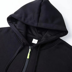 Men's Sweatshirt Hoodie Zipper Multi-pocket Pullover Sports Casual Hoodie Jacket