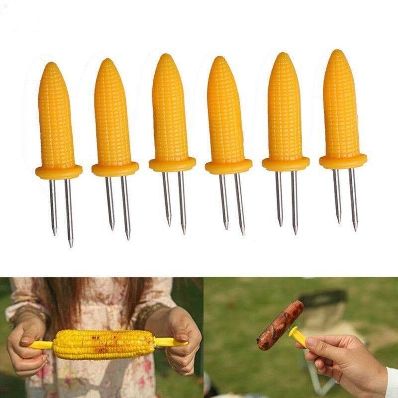 5 pairs Corn Holder Fruit Forks