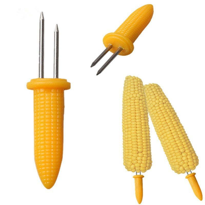 5 pairs Corn Holder Fruit Forks