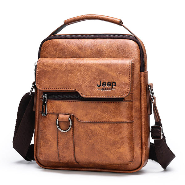 Retro Men's Documents Crossbody Bags Large Capacity Casual Bags Trendy Handbags
