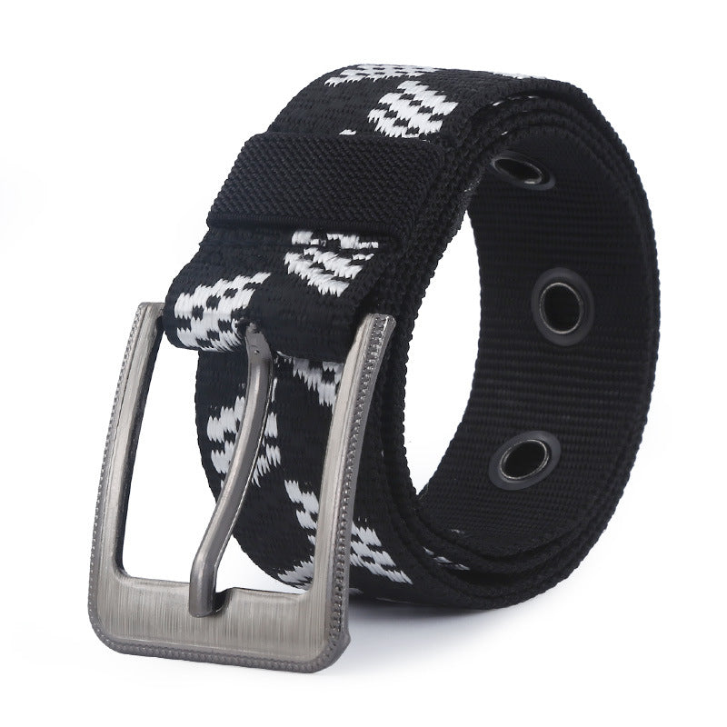 Pin Buckle  Belt Nylon Outdoor Travel Safety Tactical Belt