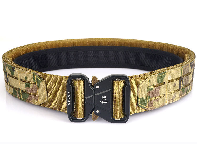 Buckle Ronin Belt Camouflage Waist Seal Metal Buckle Outdoor Belt