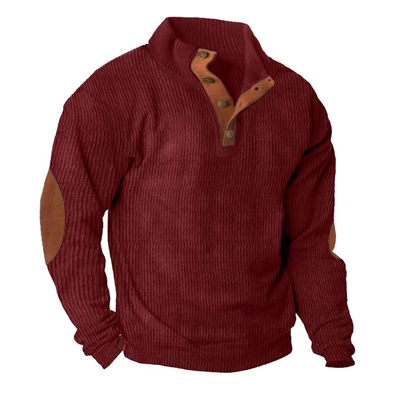 Casual Corduroy Sweatshirt