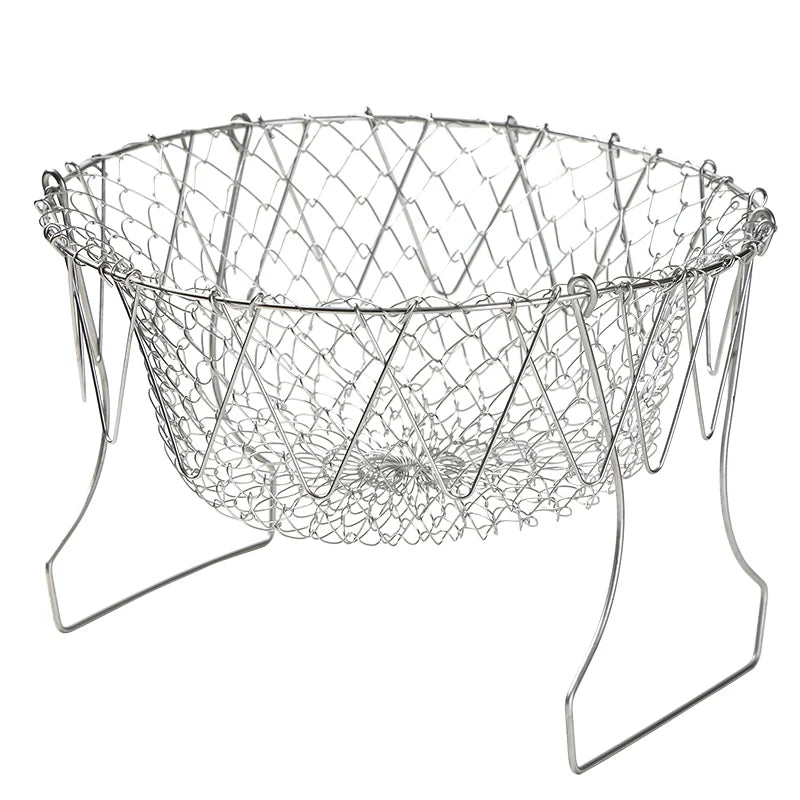 Foldable Deep Frying Basket