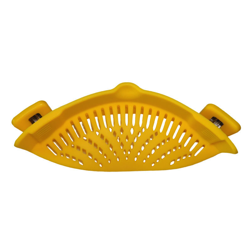 Adjustable Silicone Clip-On Strainer