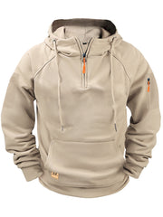 S-3XL Men's Sweatshirt Hoodie Zipper Multi-pocket Pullover Men's Sports Casual Jacket