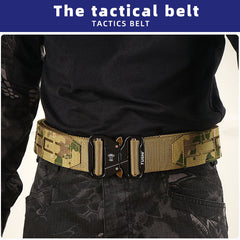 Buckle Ronin Belt Camouflage Waist Seal Metal Buckle Outdoor Belt