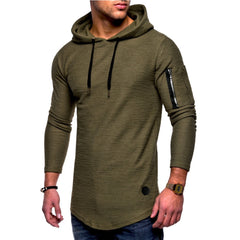 Men's Pullover Zipper Sweater Simple Coat Hoodies