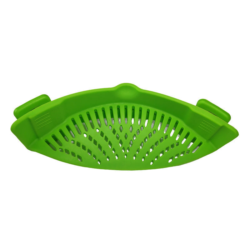 Adjustable Silicone Clip-On Strainer