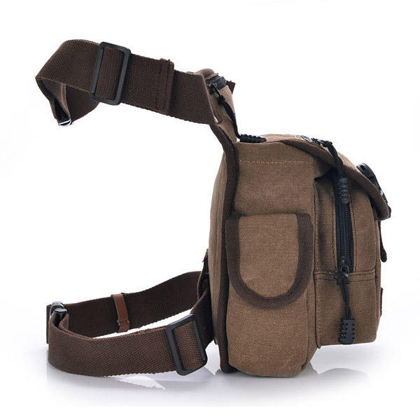 Men Women Casual Canvas Outdoor Sports Waist Bag Camera Bags