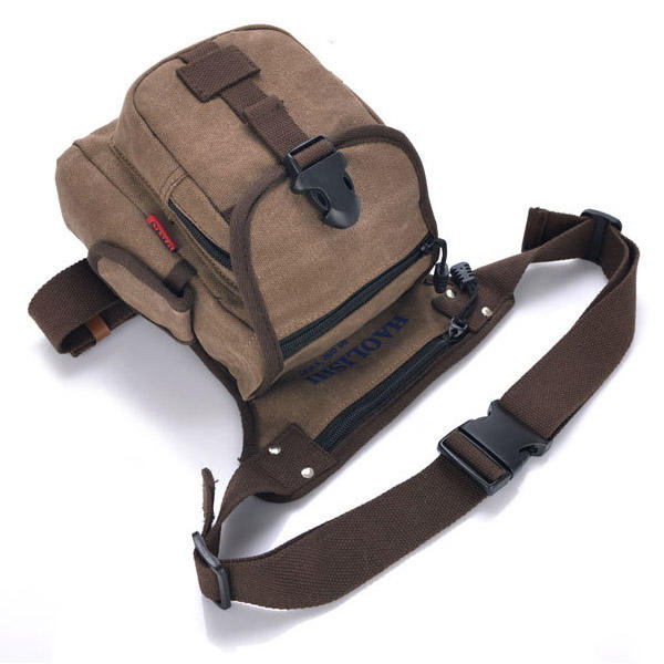 Men Women Casual Canvas Outdoor Sports Waist Bag Camera Bags