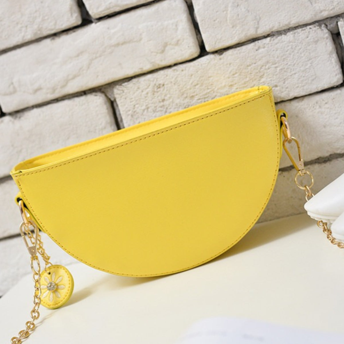 Cartoon Fruit Shaped Crossbody Bag Watermelon Lemon Purse Cute Chain Shoulder Bag For Women