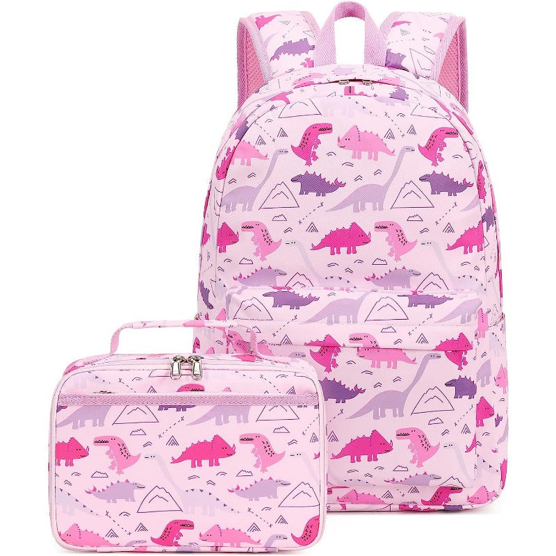 Boys Girls Preschool Backpack with Lunch Box Toddler Kindergarten School Bookbag Set for Age 3-9