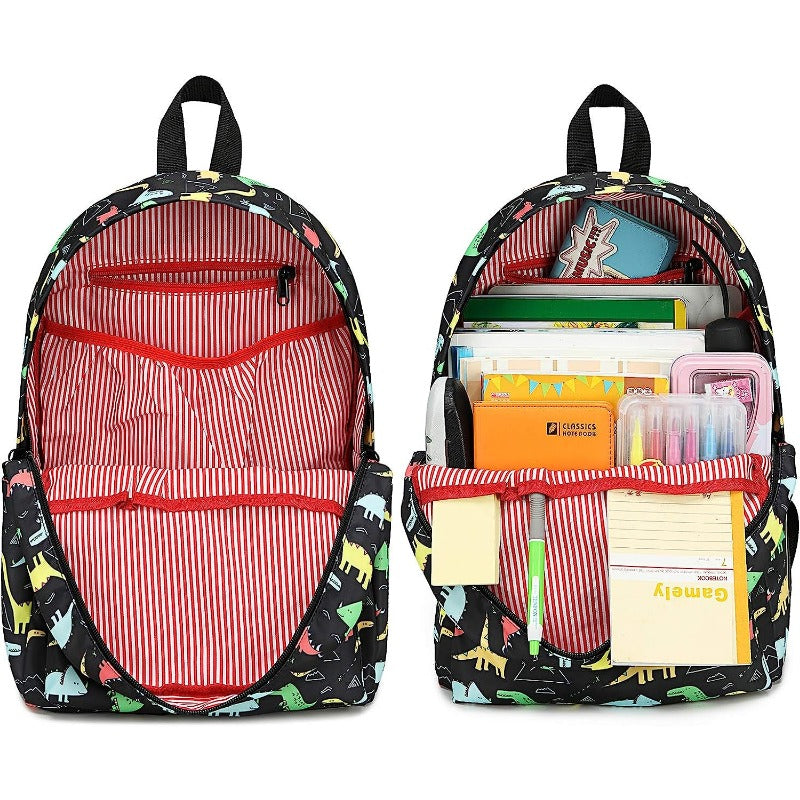 Boys Girls Preschool Backpack with Lunch Box Toddler Kindergarten School Bookbag Set for Age 3-9