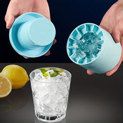 Ice Cubes With This Easy-Release Silicone Ice Cube Mold