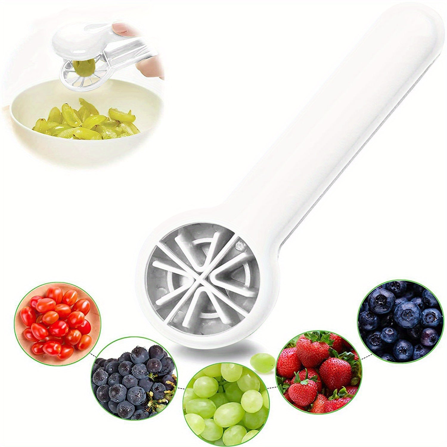 1pc Grape and Tomato Cutter