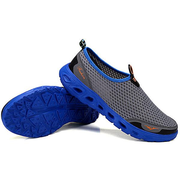 Large Mens Honeycomb Mesh Quick Drying Upstream Water Shoes Leisure Beach Shoes