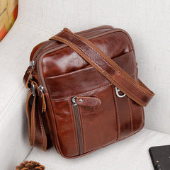 Genuine Leather Shoulder Bag Messenger Crossbody Briefcase Sling Bag