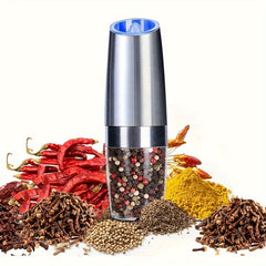 Electric Pepper and Salt Grinder Set