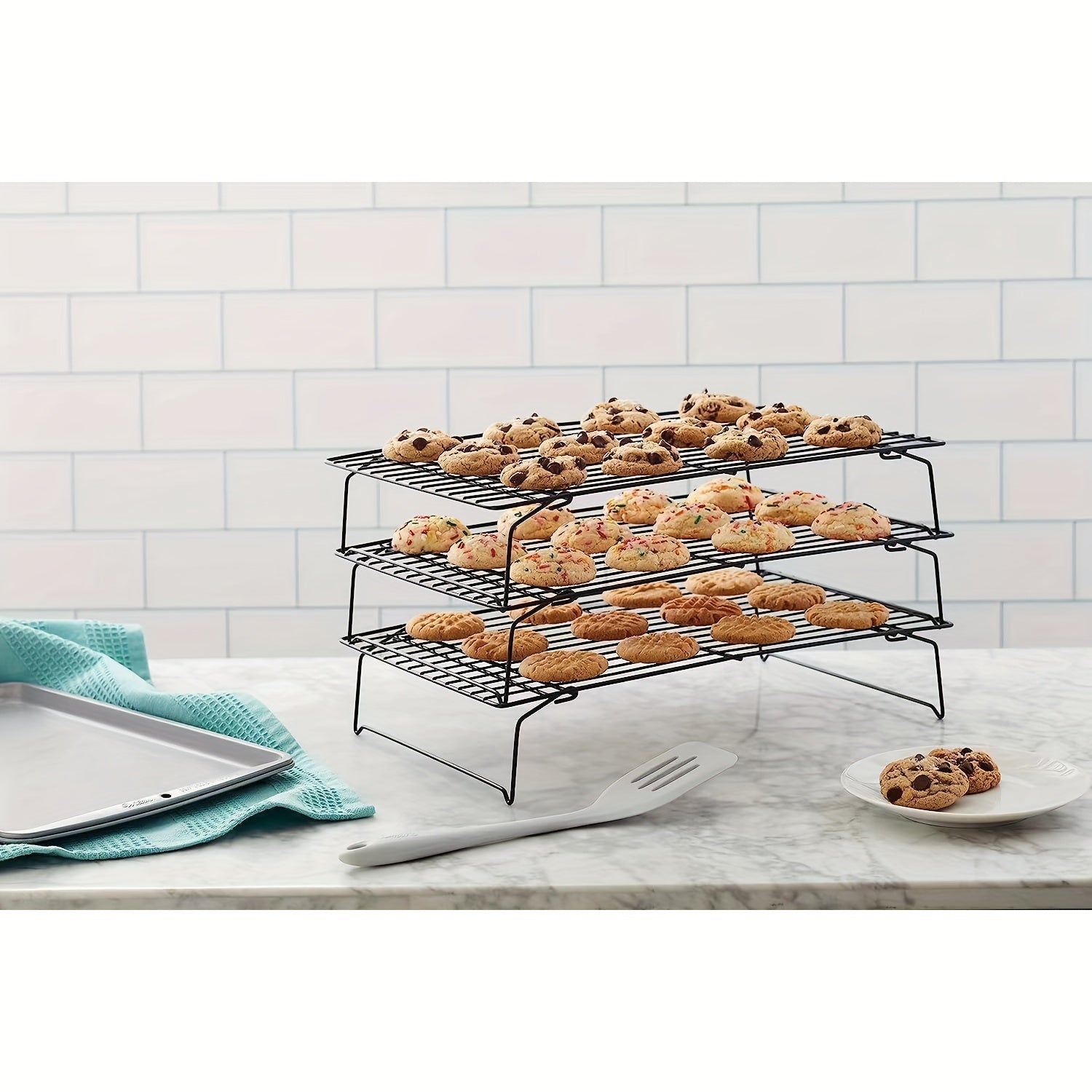 Cooling Rack, Foldable Stackable Bakery Cooling Racks