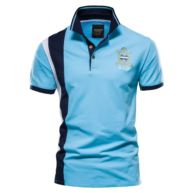 100% Cotton Badge Embroidery Polo Shirt