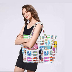 Waterproof Beach Tote Pool Bag Ladies Oversized Fitness Tote Bag