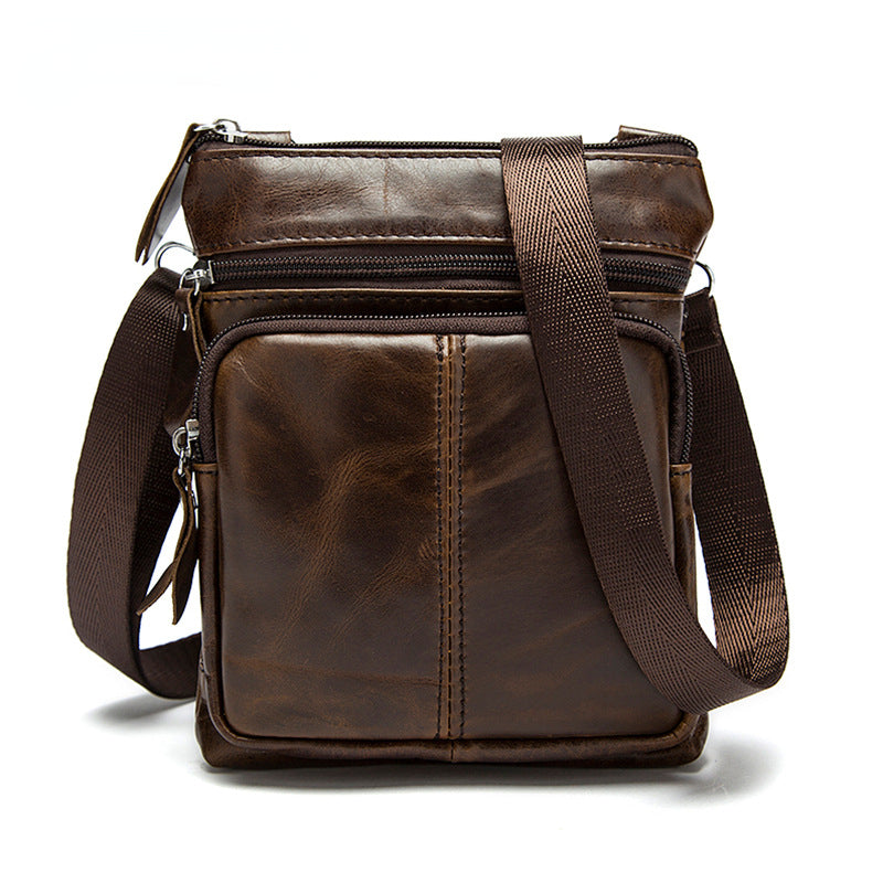 Men's Genuine Leather Retro Shoulder Bag