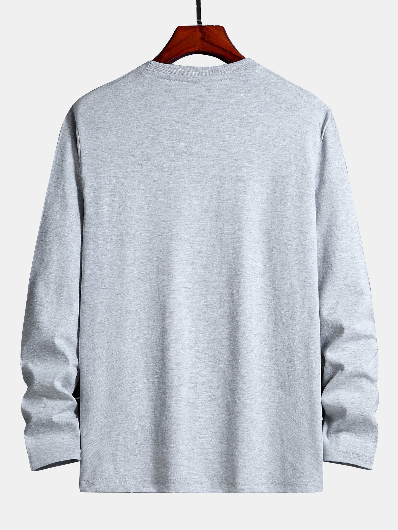 Basic Long Sleeve Cotton T-Shirt