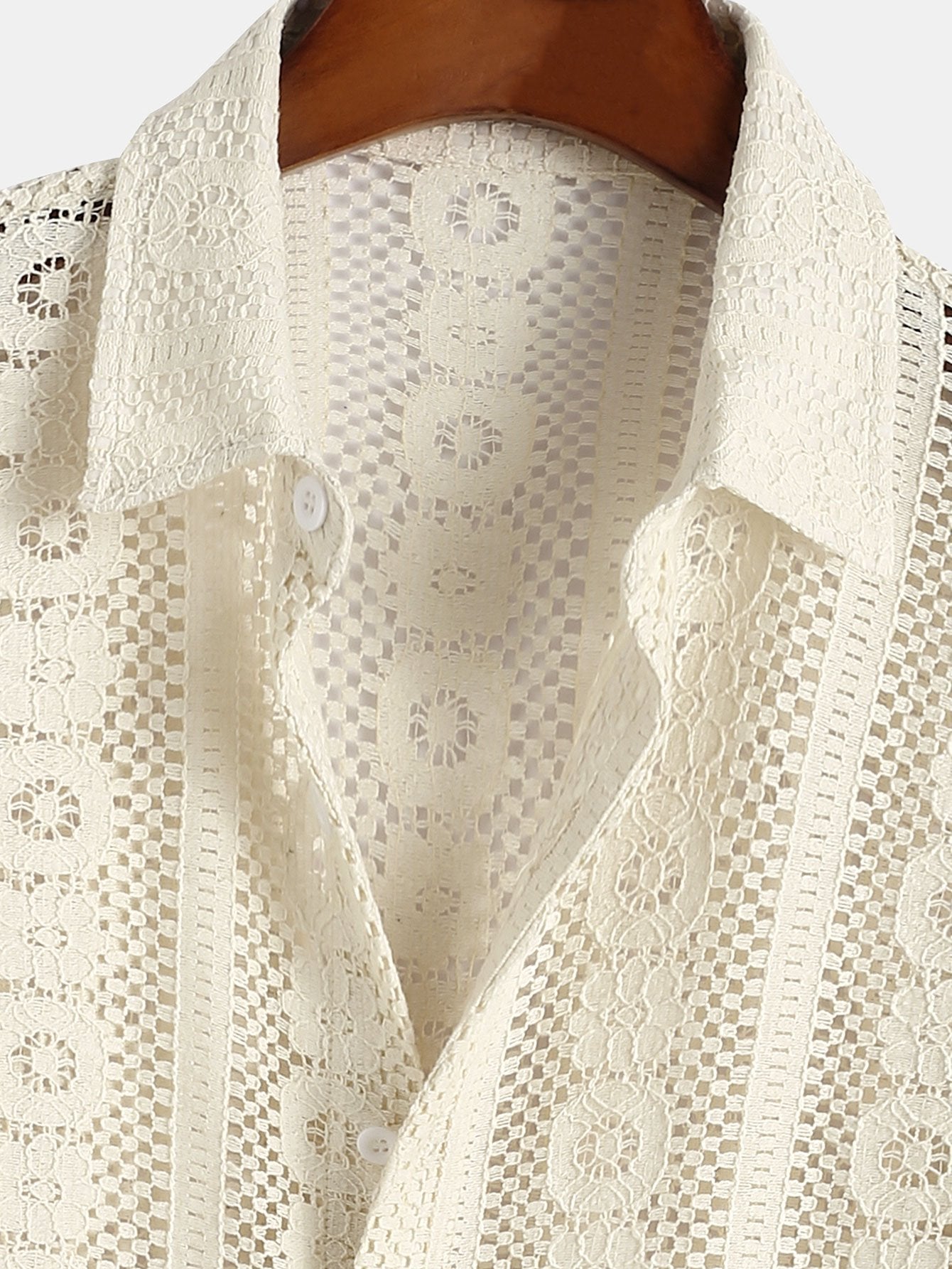 Textured Button Up Shirt