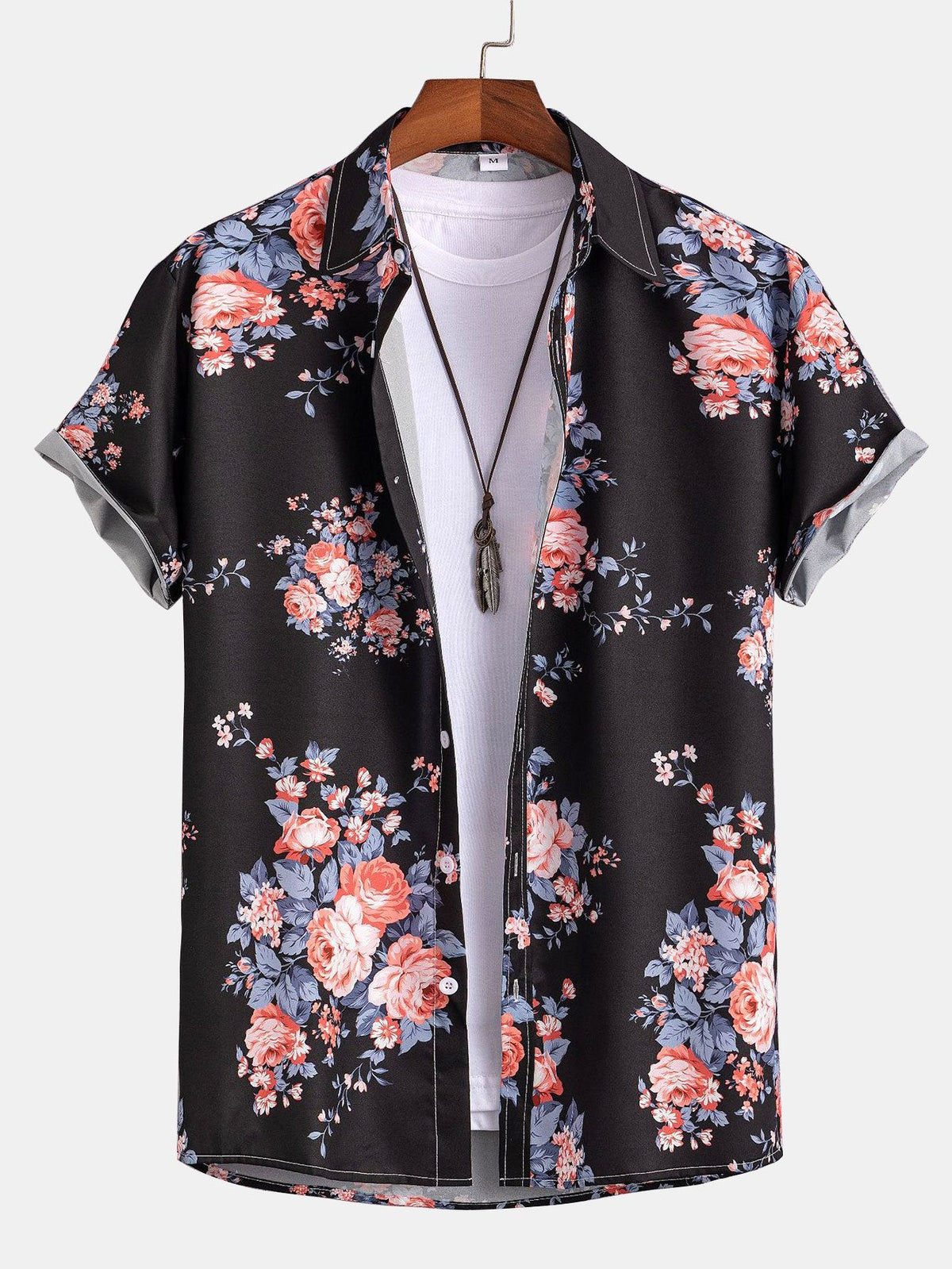 Floral Print Button Up Shirt