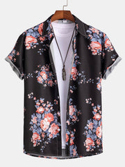 Floral Print Button Up Shirt