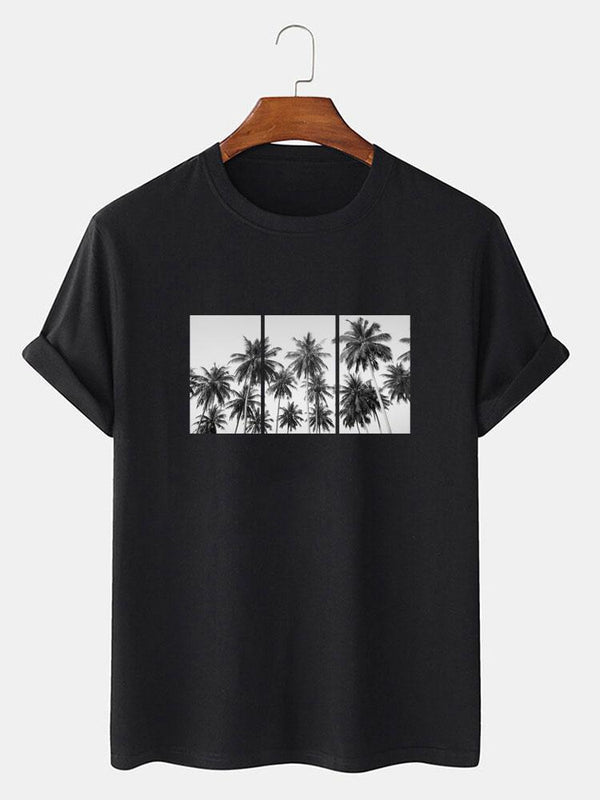 Palm Tree Landscape Photo Print T-Shirt