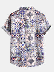 Moroccan Tile Print Shirt