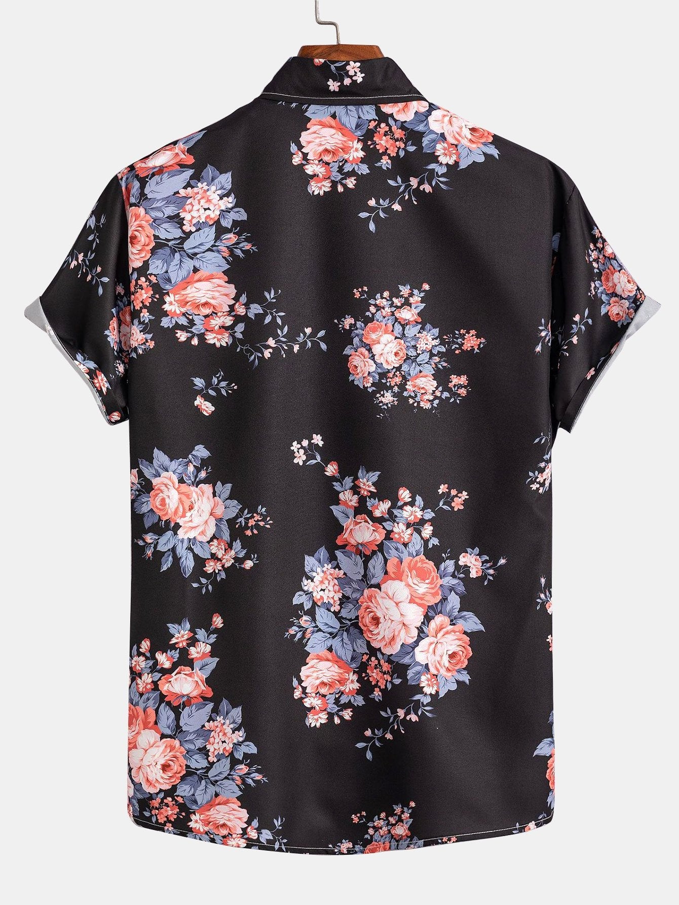 Floral Print Button Up Shirt