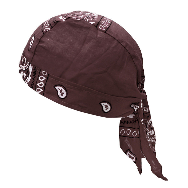 Outdoor Riding Pirate Hat Cotton Printed Multicolor Hip-hop Hip-hop Headscarf Hat