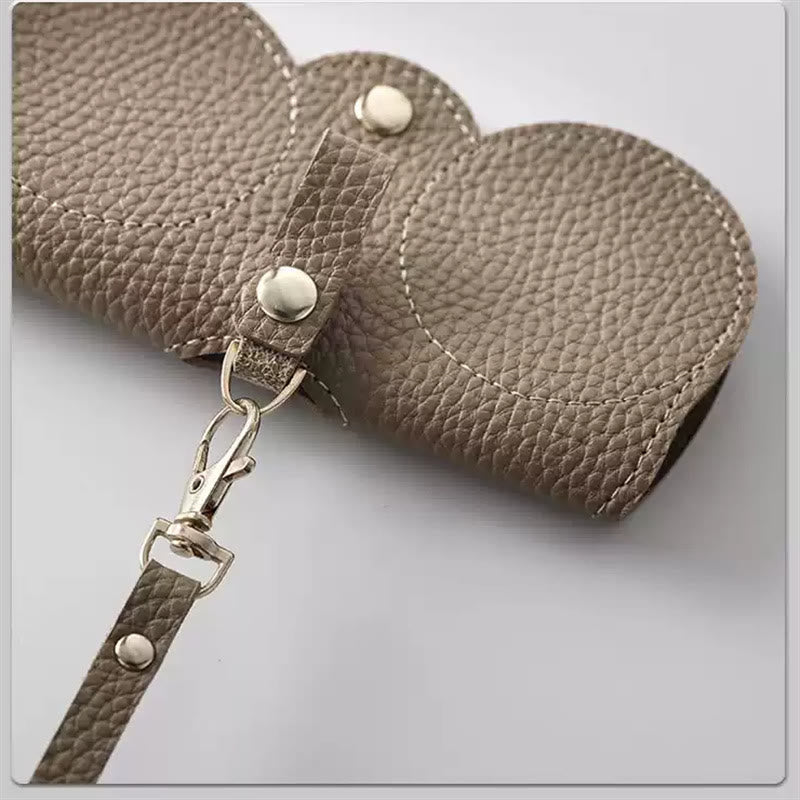 Storage Bag Soft Leather Sunglasses Portable Simple Storage Box