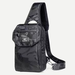 Outdoor Sports Messenger Bag Wide Shoulder Strap Men's Casual Backpack