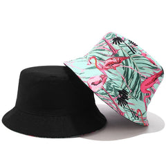 Printed INS Fisherman Hat Reversible Sun Visor Foldable Basin Hat