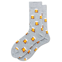 Tide Brand Same Style Socks Beer Food Print Socks