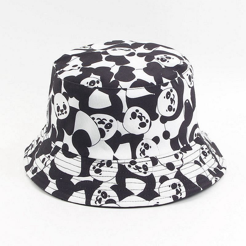 Cow Print Fisherman Hat Women's Double Basin Hat Man