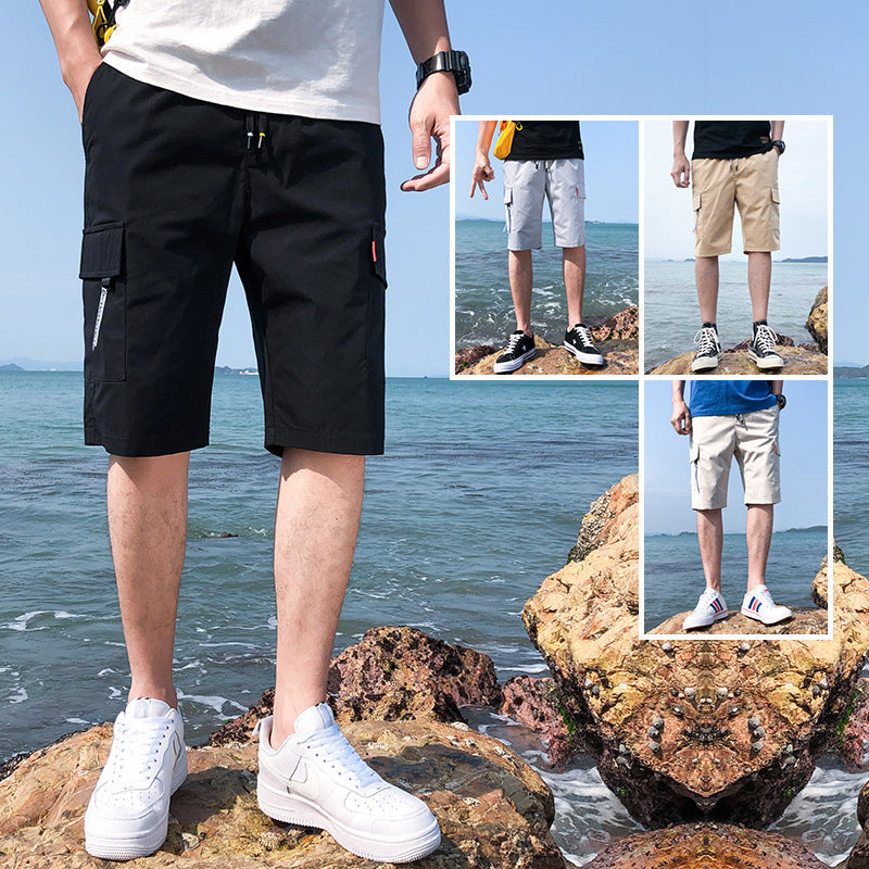 Summer Thin Casual Shorts Men's Korean Version Loose Straight Shorts